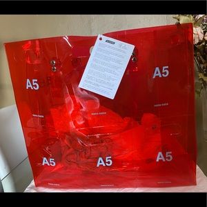 NANA-NANA PVC RED HANDBAG